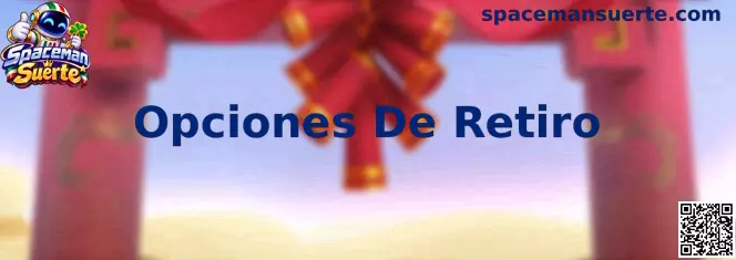 Guía visual de Opciones De Retiro en Spaceman Suerte