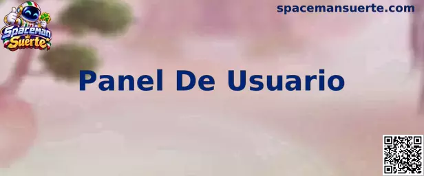 Vista informativa del Panel De Usuario de Spaceman Suerte